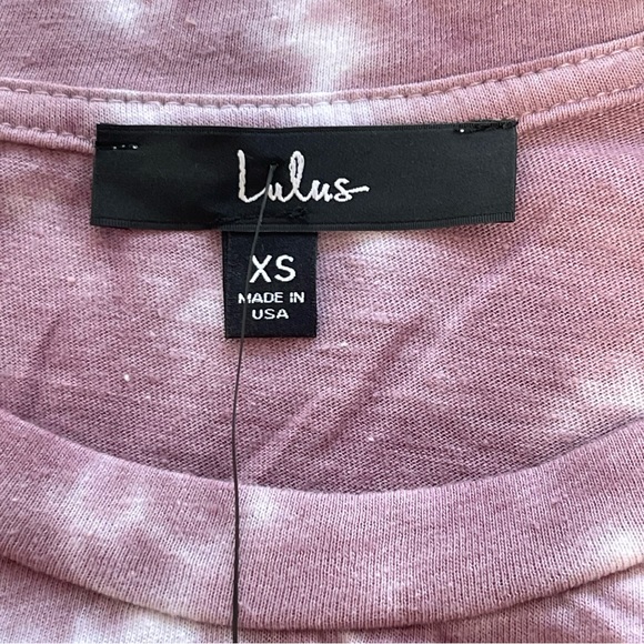 NWT Lulus Tie Dye Shirt - Picture 3 of 6